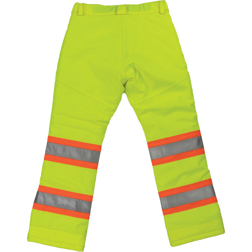 Womens Insulated Flex Safety Pant, Polyester, X-Small, High Visibility Lime-Yellow Duraquip Inc