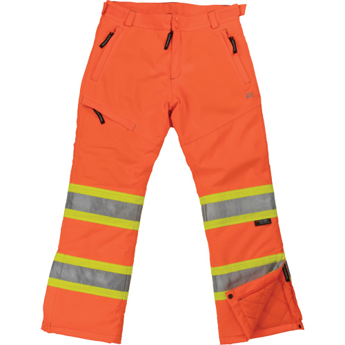Womens Insulated Flex Safety Pant, Polyester, 2X-Large, High Visibility Orange Duraquip Inc