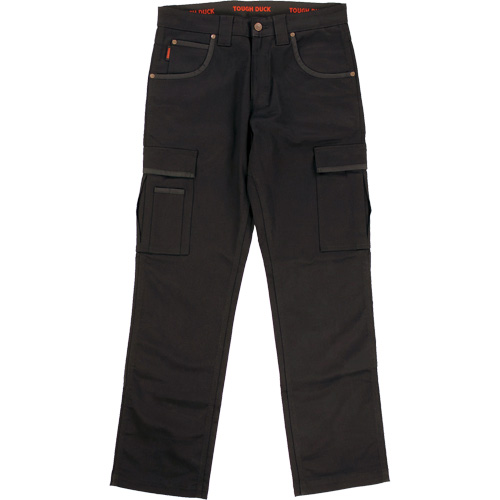 Pantalon de travail WP100, Coton/Spandex, Noir, Taille 2, Entrejambe 30 Duraquip Inc