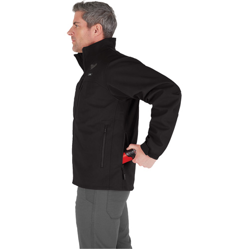 Manteau chauffante M12 ToughShell avec pile, Hommes, Petit, Noir Duraquip Inc