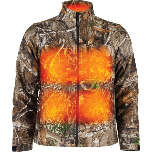 Veste chauffante M12 QuietShell avec pile, Hommes, Petit, Multicolore Duraquip Inc