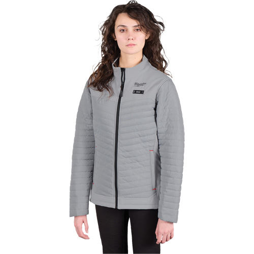 Manteau chauffant M12 Axis avec pile, Femmes, 2T-Grand, Gris Duraquip Inc