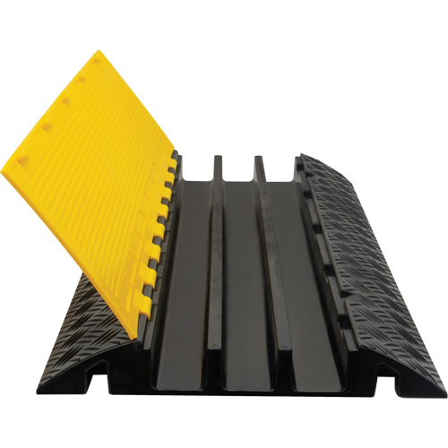 Protecteur de c&acirc;bles en polyur&eacute;thane, 3 canaux, 35,43" lo x 19,69" la x 3" h Duraquip Inc