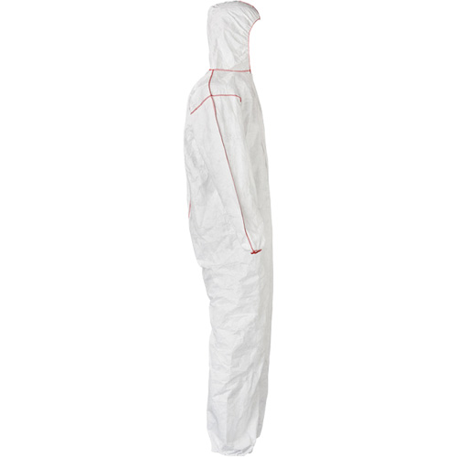 Combinaisons SFR avec cagoule, Moyen, Blanc, Tyvek 400 Duraquip Inc