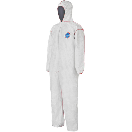Combinaisons SFR avec cagoule, Moyen, Blanc, Tyvek 400 Duraquip Inc