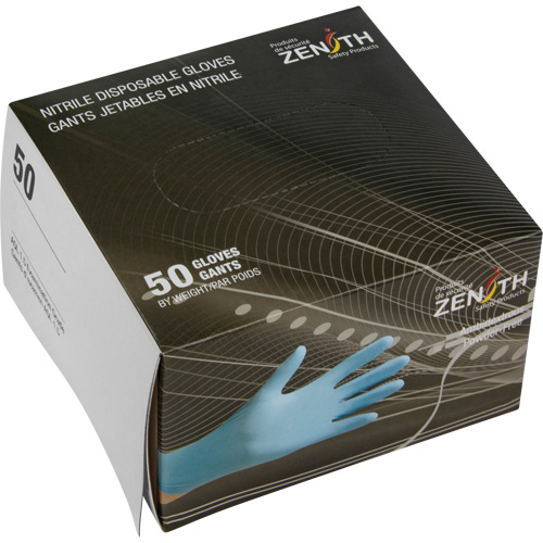 Emballages de gants jetables pour machine distributrice, Petit, Nitrile, 4,5 mils, Sans poudre, Bleu, Classe 2 Duraquip Inc