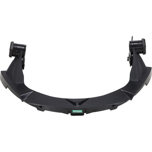 Support PBT V-Gard pour casques MSA &agrave; fente et bordure compl&egrave;te sans contr&ocirc;le des d&eacute;bris Duraquip Inc
