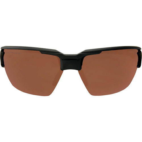 Lunettes de s&eacute;curit&eacute; Pumori, Lentille Cuivre, Anti-&eacute;gratignures/Polaris&eacute;, ANSI Z87+/MCEPS GL-PD 10-12/R&eacute;pond ou surpasse la norme CSA Z94.3 Duraquip Inc