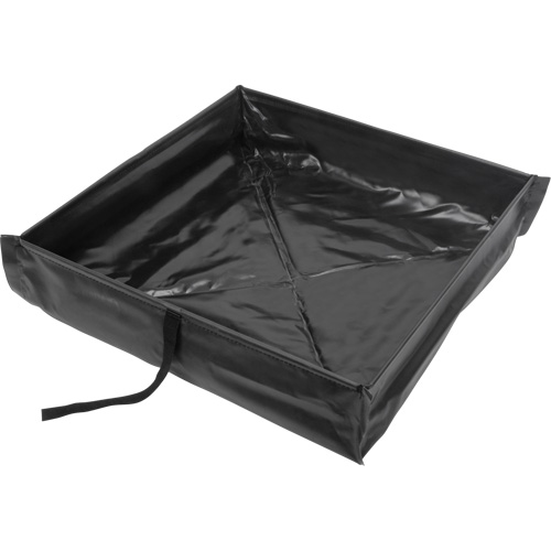 Berme de confinement des d&eacute;versements repliable &agrave; rouler, Capacit&eacute; 15 gal. US, 2' la x 2' lo x 6" h Duraquip Inc