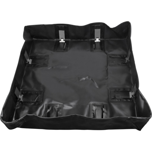 Berme repliable, Capacit&eacute; 90 gal. US, 4' la x 6' lo x 6" h, Support &agrave; encliqueter Duraquip Inc