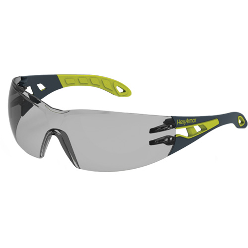 Lunettes de s&eacute;curit&eacute; enveloppantes sans monture MX200, Lentille Gris 23%, Antibu&eacute;e/Anti-&eacute;gratignures, ANSI Z87+/R&eacute;pond ou surpasse la norme CSA Z94.3 Duraquip Inc