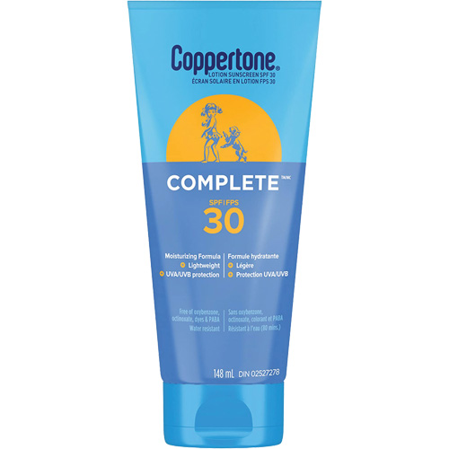 Protection solaire compl&egrave;te Coppertone, FPS 30, Lotion Duraquip Inc
