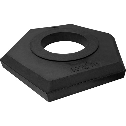 Rubber Channelizer Base, 15 lbs. Duraquip Inc