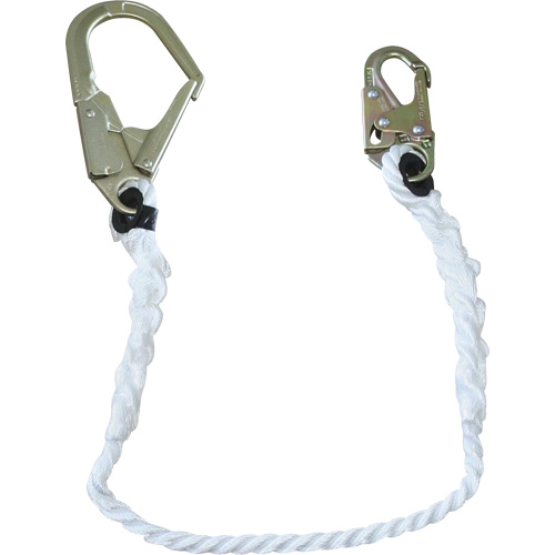 LAN-1242-4 5/8" Restraint Rope Lanyard, 1 Legs, 4', CSA Class A Duraquip Inc