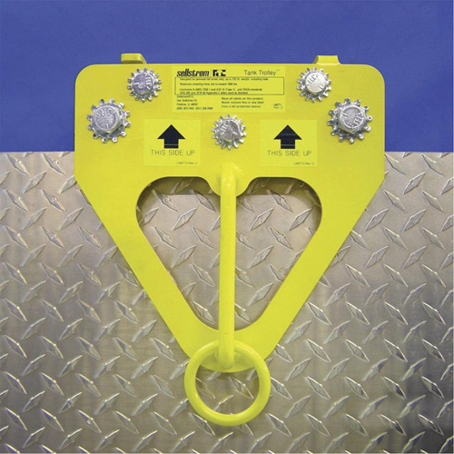 1" to 1-7/8" Wide Flange Tank Trolley, Temporary Use Duraquip Inc