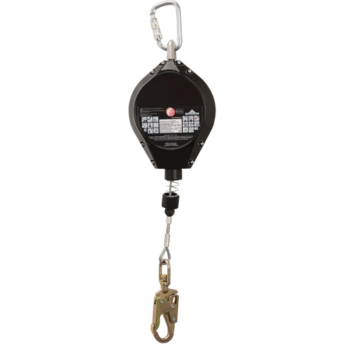 SRL-73302-40LE Self-Retracting Lifeline, 40', Galvanized Steel, Swivel Duraquip Inc