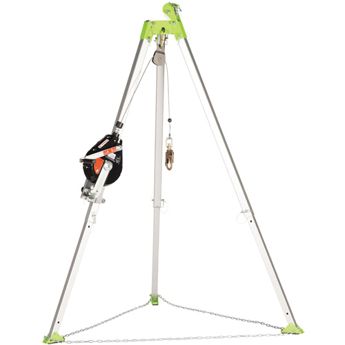 SRL-73303-60 Cable Self-Retracting Lifeline with Recovery, 60', Galvanized Steel, Swivel Duraquip Inc