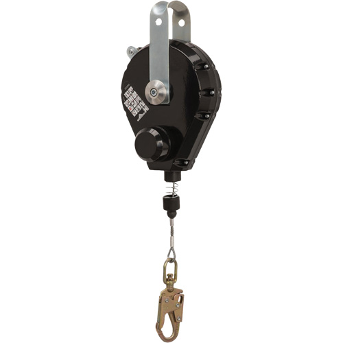SRL-73303-60 Cable Self-Retracting Lifeline with Recovery, 60', Galvanized Steel, Swivel Duraquip Inc