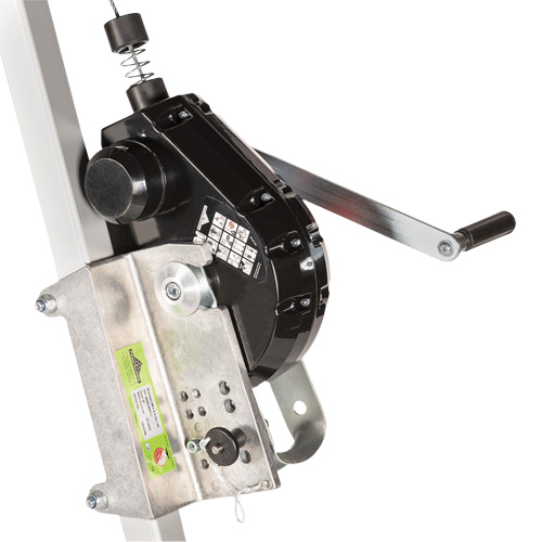 SRL-73303-60 Cable Self-Retracting Lifeline with Recovery, 60', Galvanized Steel, Swivel Duraquip Inc