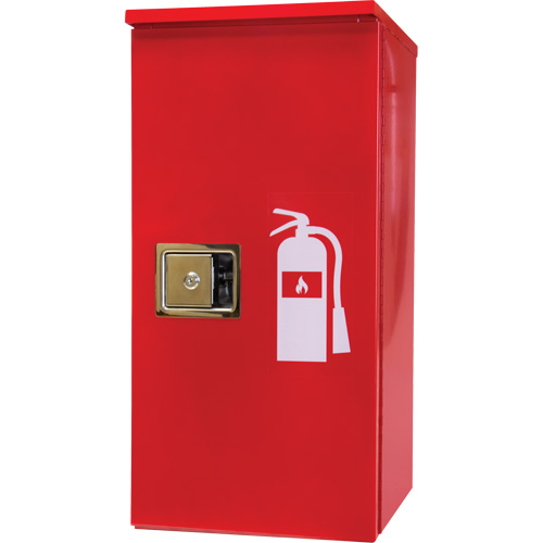 Heavy-Duty Outdoor Fire Extinguisher Cabinet, 14" W x 28" H x 10" D Duraquip Inc