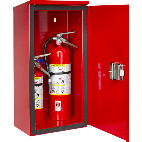 Heavy-Duty Outdoor Fire Extinguisher Cabinet, 14" W x 28" H x 10" D Duraquip Inc