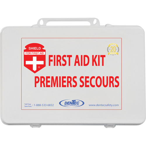 Shield First Aid Kit, British Columbia/Meets CSA Z1220-17 Type 2 Low-Risk Environment, Medium (26-50 Workers) Duraquip Inc
