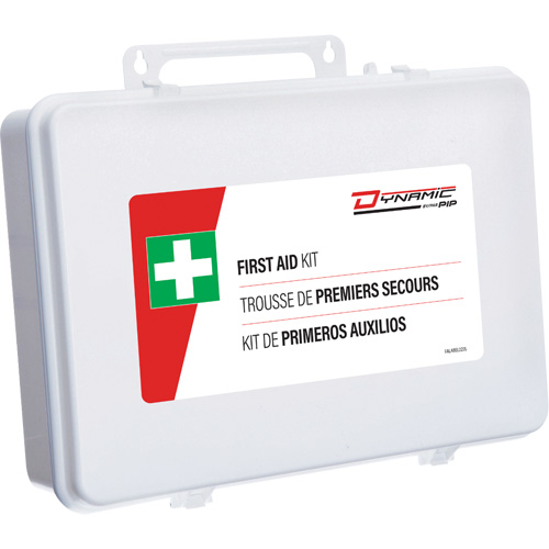 Trousse de premiers soins Dynamic, R&eacute;pond ou surpasse la norme CSA Z1220-24 type 3 environnements &agrave; haut risque, Petit (2-25 travailleurs) Duraquip Inc