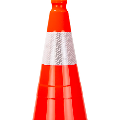 Premium Traffic Cone, 28", Orange, 4" Reflective Collar(s) Duraquip Inc