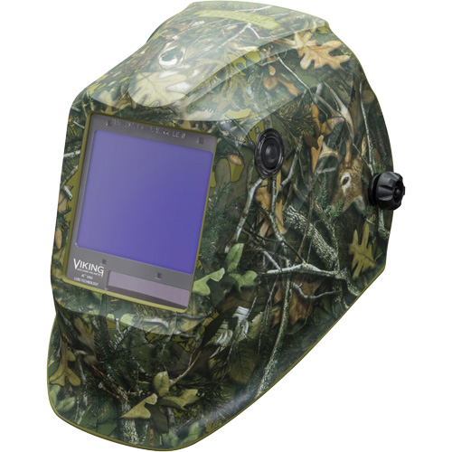Masque de soudage VIKING 3350 White Tail Camo, 3,74" lo x 3,34" la Champ de vision, Teinte 5 - 13 Duraquip Inc