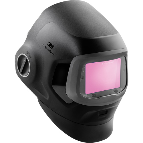 Speedglas G5-03 Pro Black Fixed Front Welding Helmet, 2.8" L x 4.3" W View Area, 2.5/5/8-13 Shade Range, Black Duraquip Inc
