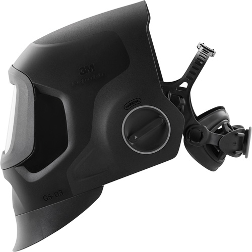 Speedglas G5-03 Pro Black Fixed Front Welding Helmet, 2.8" L x 4.3" W View Area, 2.5/5/8-13 Shade Range, Black Duraquip Inc
