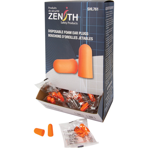 Foam Earplugs, Pair - Polybag Duraquip Inc