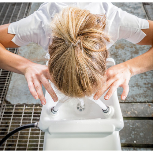 Douche oculaire/faciale, Installation Montage mural, Bol Plastique Duraquip Inc