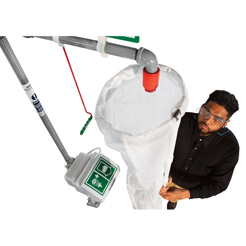 Safety Shower Test Kit with Bucket & Shower Sock Duraquip Inc