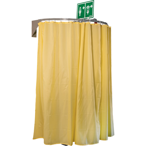 Wall Mounted Safety Shower Modesty Curtain Duraquip Inc