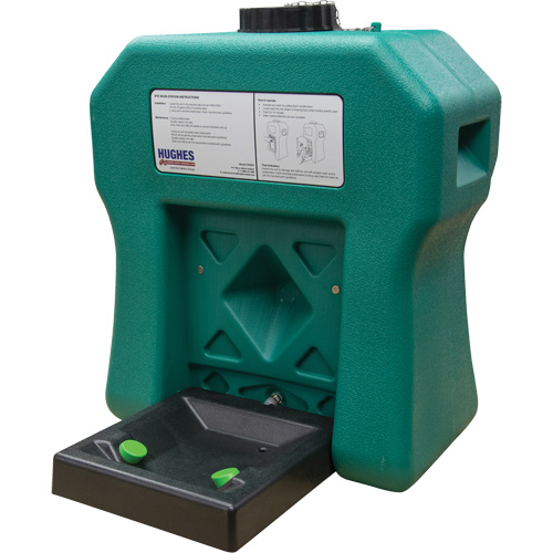 Portable Self-Contained Eyewash Station, Gravity-Fed, 16 gal. Capacity, Meets ANSI Z358.1 Duraquip Inc