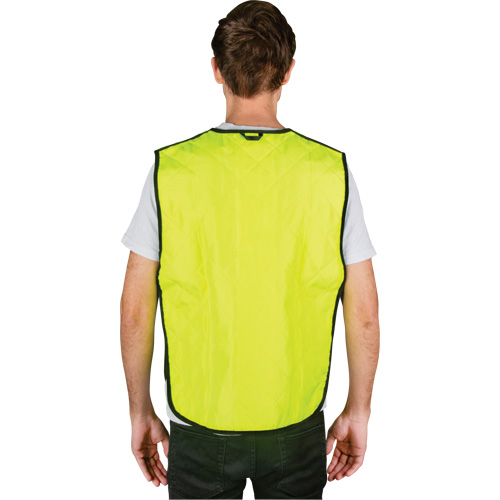 Veste refroidissante &agrave; &eacute;vaporation, Moyen, Jaune lime haute visibilit&eacute; Duraquip Inc