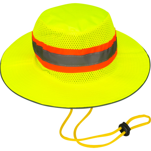 Evaporative Cooling Ranger Hat, Hi-Vis Lime Duraquip Inc