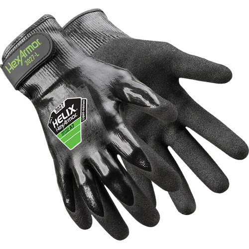Helix&reg; 3027 Gloves, Size 6/X-Small, 21 Gauge, Nitrile Coated, HPPE Shell, ASTM ANSI Level A7 Duraquip Inc