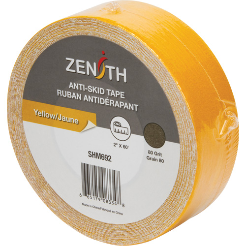 Anti-Skid Tape, 2" x 60', Yellow Duraquip Inc