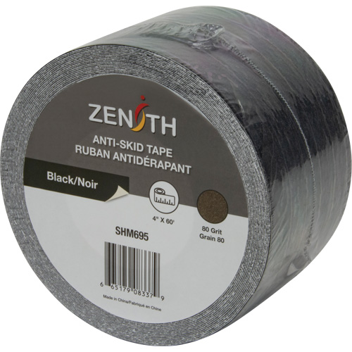Anti-Skid Tape, 4" x 60', Black Duraquip Inc