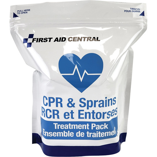 9-Piece CPR & Sprains Refill Pack for Emergency Response First Aid Kit Duraquip Inc