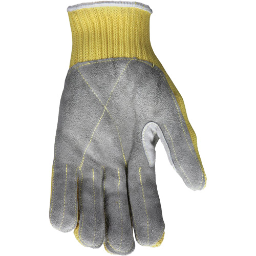 CutPro&reg; Cut Resistant Work Gloves with Split Leather Palm, Size Small, 7 Gauge, Kevlar&reg; Shell, ASTM ANSI Level A3 Duraquip Inc