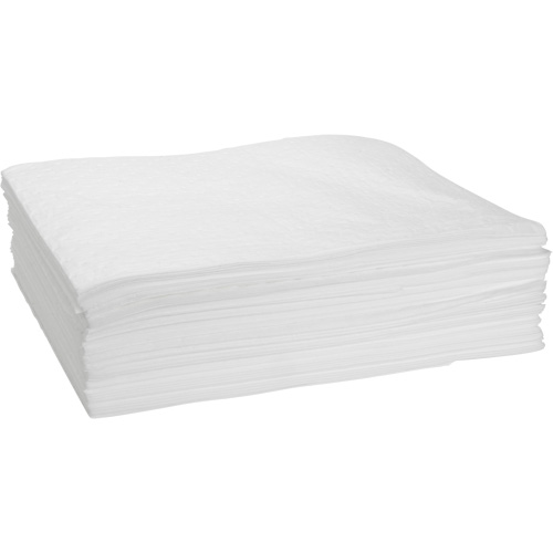 Bonded Sorbent Pad, Oil Only, 15" x 19", 10 gal. Absorbancy Duraquip Inc