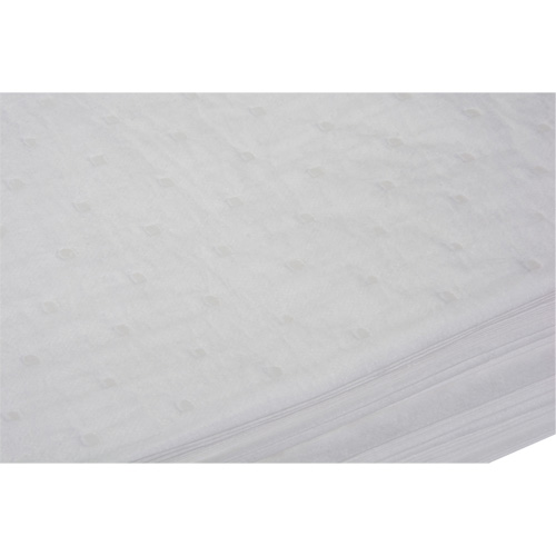 Bonded Sorbent Pad, Oil Only, 15" x 19", 10 gal. Absorbancy Duraquip Inc