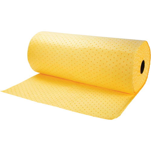 Rouleaux absorbants li&eacute;es, Poids moyen, 150' lo x 30" la, Absorption 16 gal. Duraquip Inc