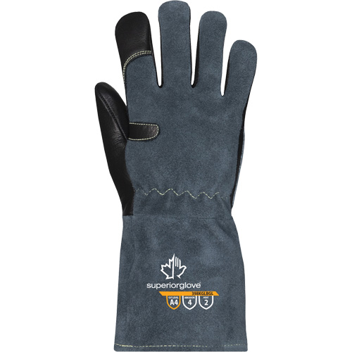 Gants de soudage MIG Endura 398KGLBGL, Cuir fleur de vache, Taille T-petit Duraquip Inc