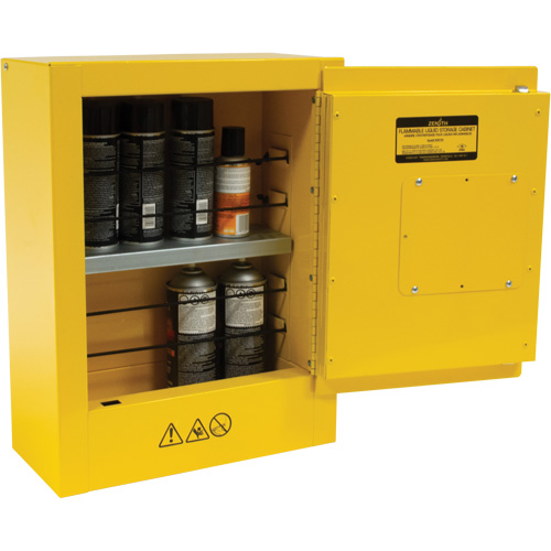 Armoire de s&eacute;curit&eacute; miniature pour produits inflammables, 2 gal., 1 Porte(s), 17" La x 22" h x 8" p Duraquip Inc