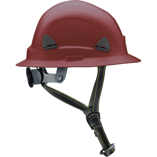Fibre Metal Climbing Style Helmet with Full Brim, Meets CSA Type 2, Ratchet Suspension, Non-Vented Duraquip Inc