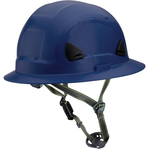 Casque Fibre Metal de style escalade avec bordure compl&egrave;te, R&eacute;pond aux normes CSA type 2, Suspension Rochet, Non ventil&eacute; Duraquip Inc